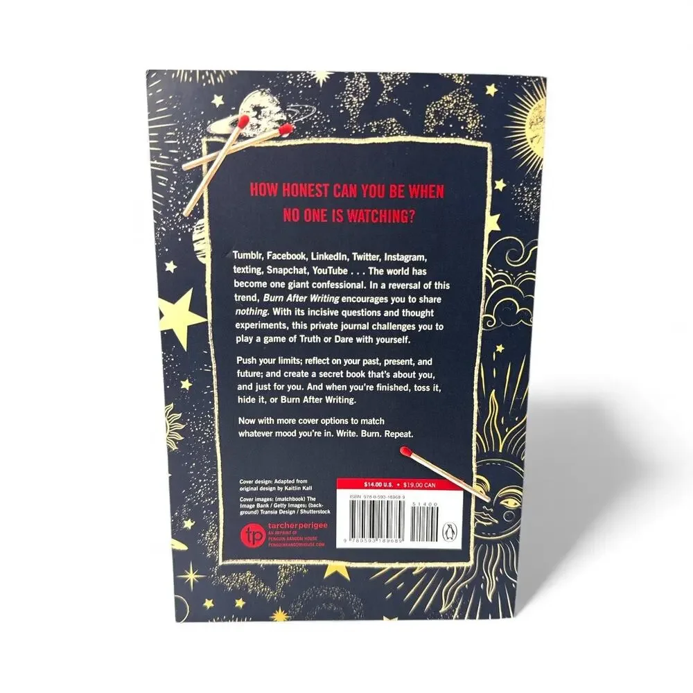 Burn After Writing Journal Cosmic Edition by Sharon Jones – New